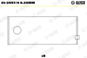 Pleuellager GLYCO 01-3557/4 0.25mm