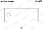 Pleuellager GLYCO 01-3557/4 STD