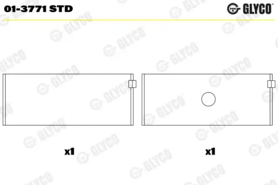 Pleuellager GLYCO 01-3771 STD Bild Pleuellager GLYCO 01-3771 STD