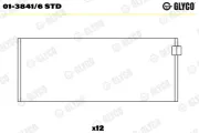 Pleuellager GLYCO 01-3841/6 STD