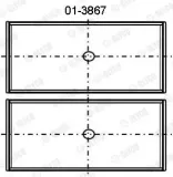 Pleuellager GLYCO 71-3899/4 STD