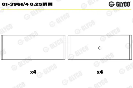 Pleuellager GLYCO 01-3961/4 0.25MM Bild Pleuellager GLYCO 01-3961/4 0.25MM