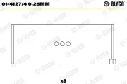 Pleuellager GLYCO 01-4127/4 0.25mm