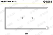 Pleuellager GLYCO 01-4139/4 STD