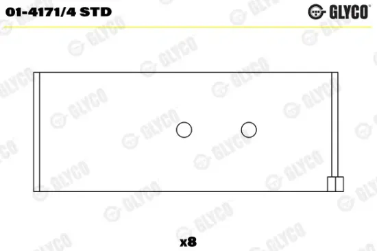 Pleuellager GLYCO 01-4171/4 STD Bild Pleuellager GLYCO 01-4171/4 STD