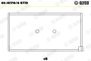 Pleuellager GLYCO 01-4176/4 STD