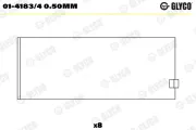 Pleuellager GLYCO 01-4183/4 0.50mm