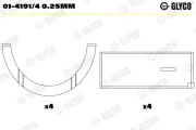 Pleuellager GLYCO 01-4191/4 0.25mm