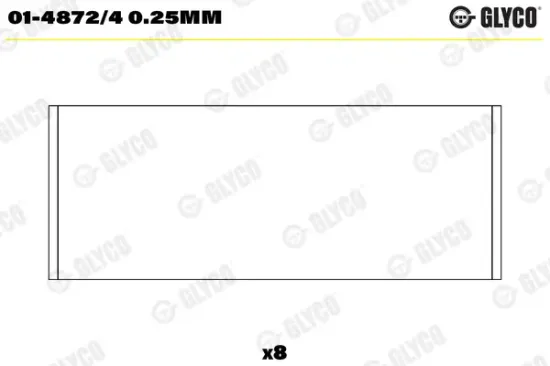 Pleuellager GLYCO 01-4872/4 0.25MM Bild Pleuellager GLYCO 01-4872/4 0.25MM