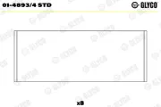 Pleuellager GLYCO 01-4893/4 STD