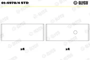 Pleuellager GLYCO 01-4978/4 STD