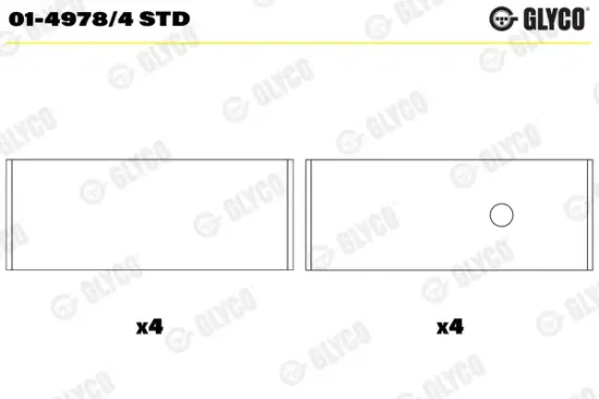 Pleuellager GLYCO 01-4978/4 STD Bild Pleuellager GLYCO 01-4978/4 STD