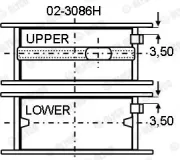 Pleuellager GLYCO 71-3926 STD