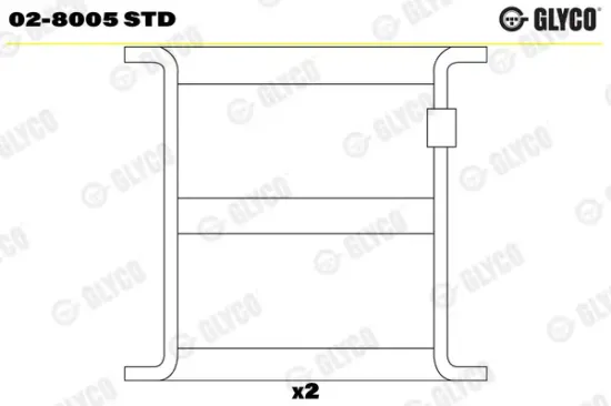 Buchse, Kipphebel GLYCO 02-8005 STD Bild Buchse, Kipphebel GLYCO 02-8005 STD