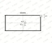 Pleuellager GLYCO 71-4158/4 STD
