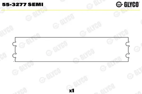 Lagerbuchse, Pleuel GLYCO 55-3277 SEMI Bild Lagerbuchse, Pleuel GLYCO 55-3277 SEMI