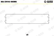 Lagerbuchse, Pleuel GLYCO 55-3443 SEMI