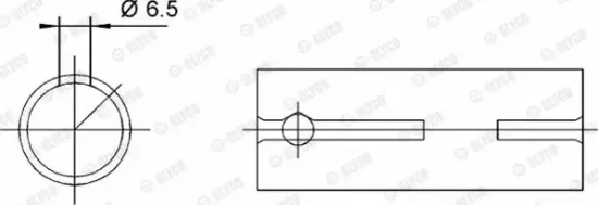 Lagerbuchse, Pleuel GLYCO 55-3567 SEMI Bild Lagerbuchse, Pleuel GLYCO 55-3567 SEMI