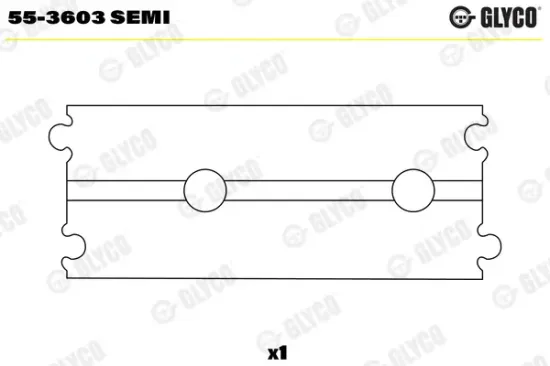 Lagerbuchse, Pleuel GLYCO 55-3603 SEMI Bild Lagerbuchse, Pleuel GLYCO 55-3603 SEMI