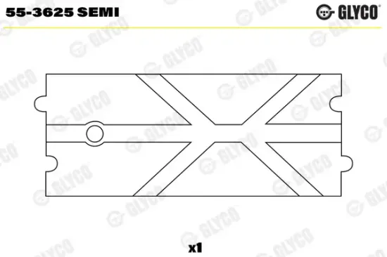Lagerbuchse, Pleuel GLYCO 55-3625 SEMI Bild Lagerbuchse, Pleuel GLYCO 55-3625 SEMI