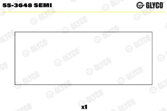 Lagerbuchse, Pleuel GLYCO 55-3648 SEMI Bild Lagerbuchse, Pleuel GLYCO 55-3648 SEMI