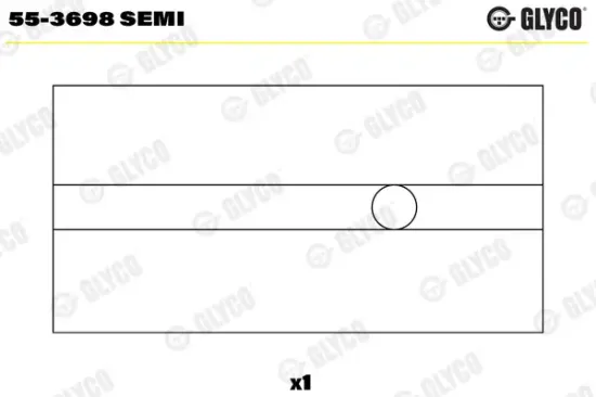 Lagerbuchse, Pleuel GLYCO 55-3698 SEMI Bild Lagerbuchse, Pleuel GLYCO 55-3698 SEMI