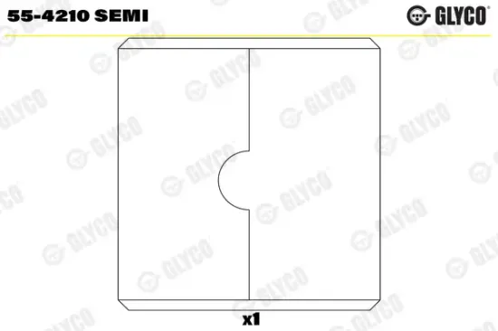 Lagerbuchse, Pleuel GLYCO 55-4210 SEMI Bild Lagerbuchse, Pleuel GLYCO 55-4210 SEMI