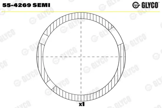 Lagerbuchse, Pleuel GLYCO 55-4269 SEMI Bild Lagerbuchse, Pleuel GLYCO 55-4269 SEMI