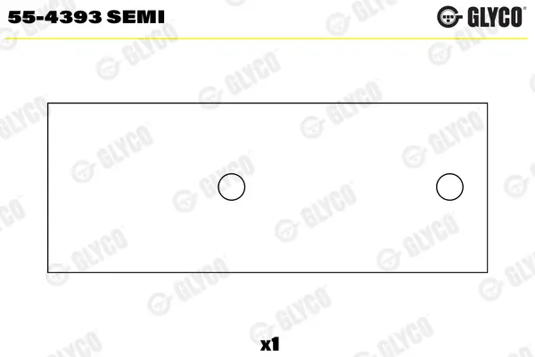 Lagerbuchse, Pleuel GLYCO 55-4393 SEMI