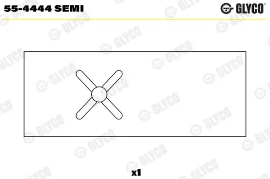 Lagerbuchse, Pleuel GLYCO 55-4444 SEMI Bild Lagerbuchse, Pleuel GLYCO 55-4444 SEMI