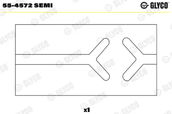 Lagerbuchse, Pleuel GLYCO 55-4572 SEMI Bild Lagerbuchse, Pleuel GLYCO 55-4572 SEMI