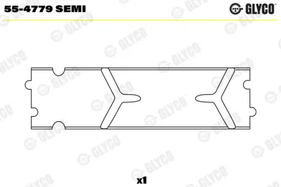 Lagerbuchse, Pleuel GLYCO 55-4779 SEMI Bild Lagerbuchse, Pleuel GLYCO 55-4779 SEMI