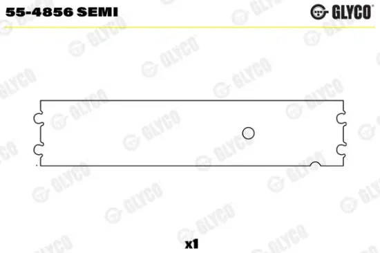 Lagerbuchse, Pleuel GLYCO 55-4856 SEMI Bild Lagerbuchse, Pleuel GLYCO 55-4856 SEMI