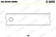 Lagerbuchse, Pleuel GLYCO 55-5089 SEMI