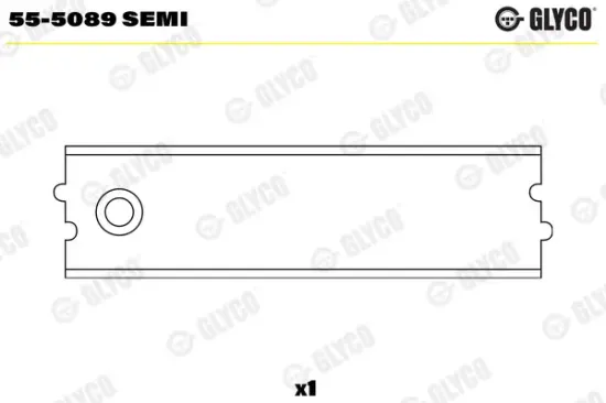 Lagerbuchse, Pleuel GLYCO 55-5089 SEMI Bild Lagerbuchse, Pleuel GLYCO 55-5089 SEMI