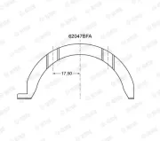 Pleuellager GLYCO 71-4565/4 STD