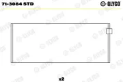 Pleuellager GLYCO 71-3084 STD