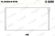 Pleuellager GLYCO 71-3426/6 STD