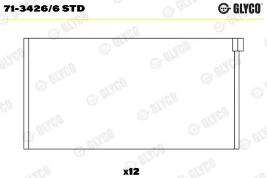 Pleuellager GLYCO 71-3426/6 STD Bild Pleuellager GLYCO 71-3426/6 STD