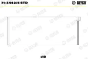 Pleuellager GLYCO 71-3442/5 STD