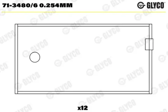 Pleuellager GLYCO 01-4175/4 0.50mm Bild Pleuellager GLYCO 01-4175/4 0.50mm