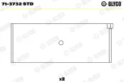 Pleuellager GLYCO 71-3732 STD