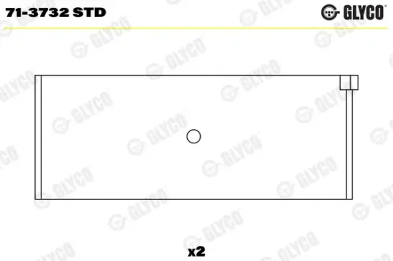 Pleuellager GLYCO 71-3732 STD Bild Pleuellager GLYCO 71-3732 STD