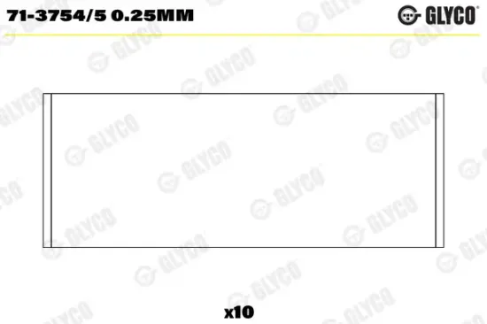 Pleuellager GLYCO 71-3754/5 0.25mm Bild Pleuellager GLYCO 71-3754/5 0.25mm