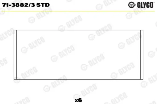 Pleuellager GLYCO 71-3882/3 STD Bild Pleuellager GLYCO 71-3882/3 STD