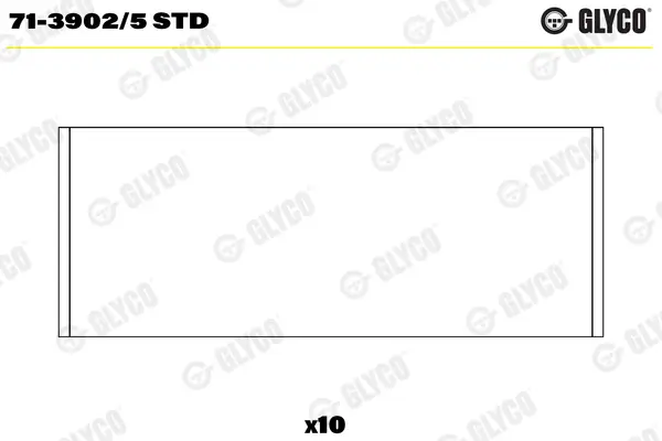 Pleuellager GLYCO 71-3902/5 STD