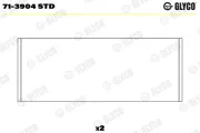 Pleuellager GLYCO 71-3904 STD