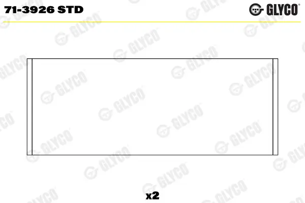 Pleuellager GLYCO 71-3926 STD