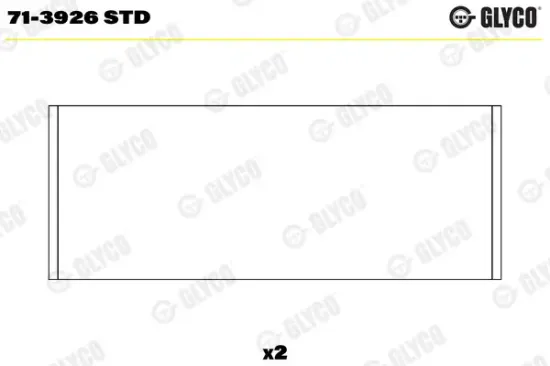 Pleuellager GLYCO 71-3926 STD Bild Pleuellager GLYCO 71-3926 STD