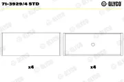 Pleuellager GLYCO 71-3929/4 STD